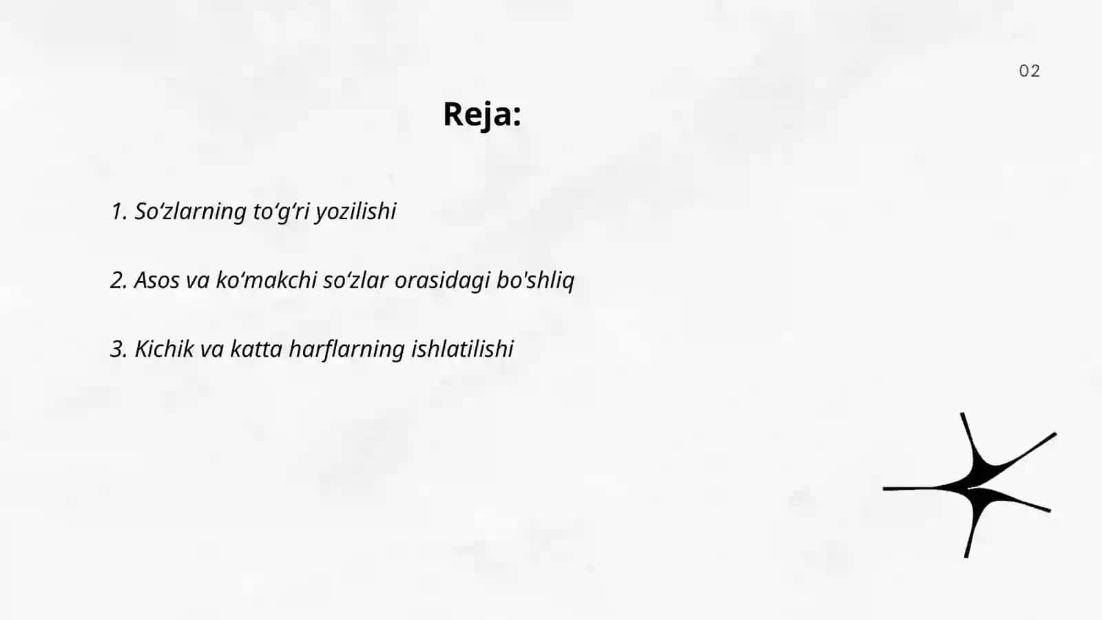 Oʻzbek tilining asosiy imlo qoidalari 2