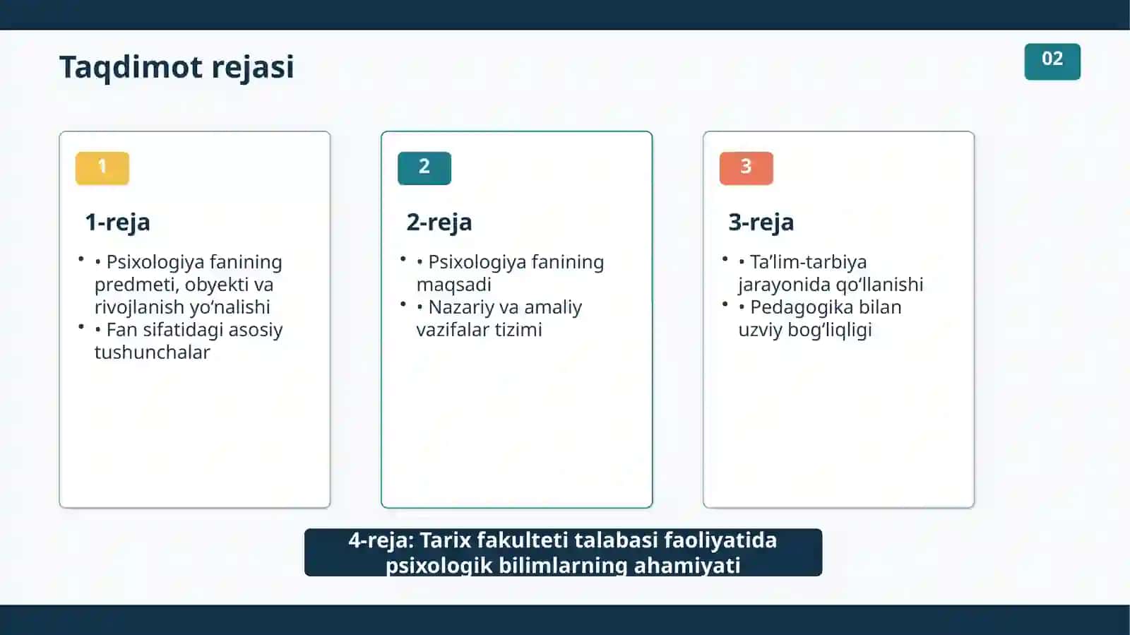 Umumiy psixologiya va pedagogika 2