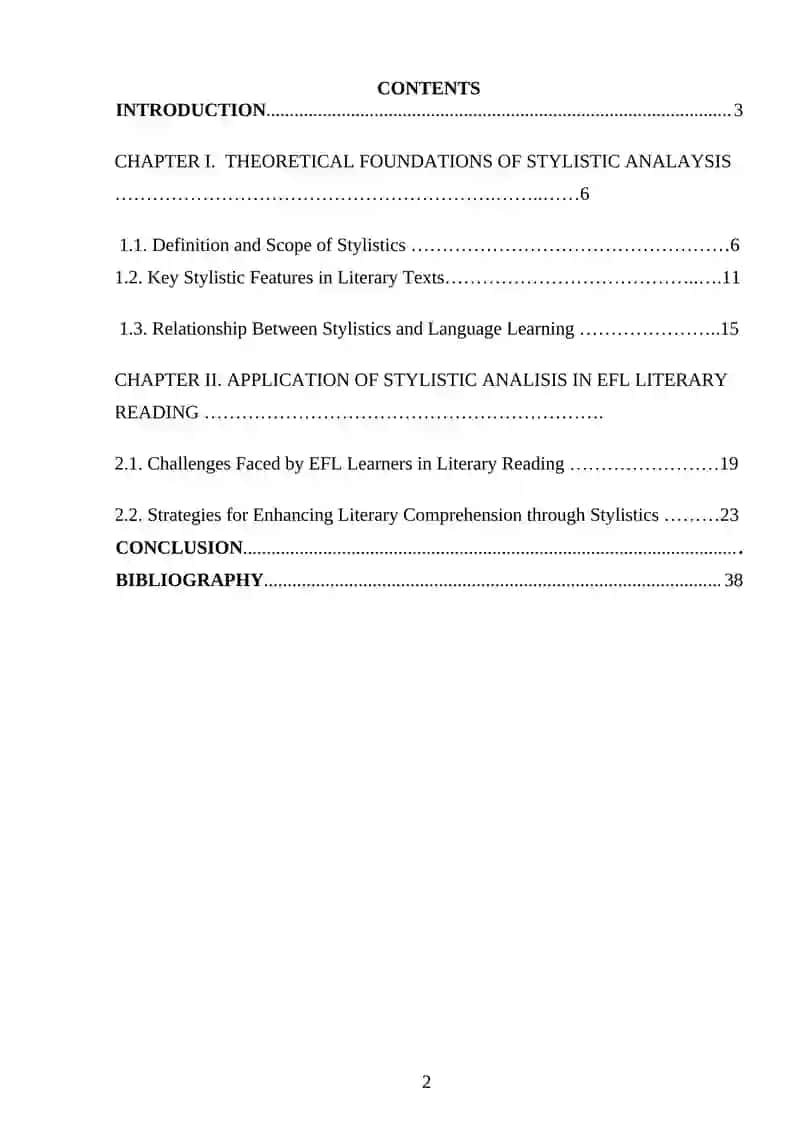 Stylistic Analysis in EFL Literary Reading 2