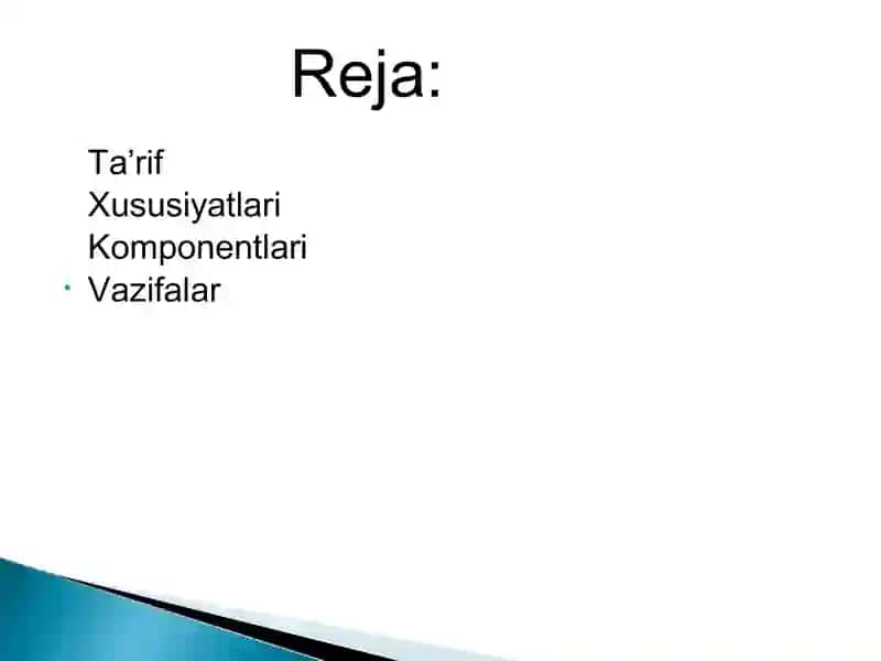 Real vaqt tizimlari 2