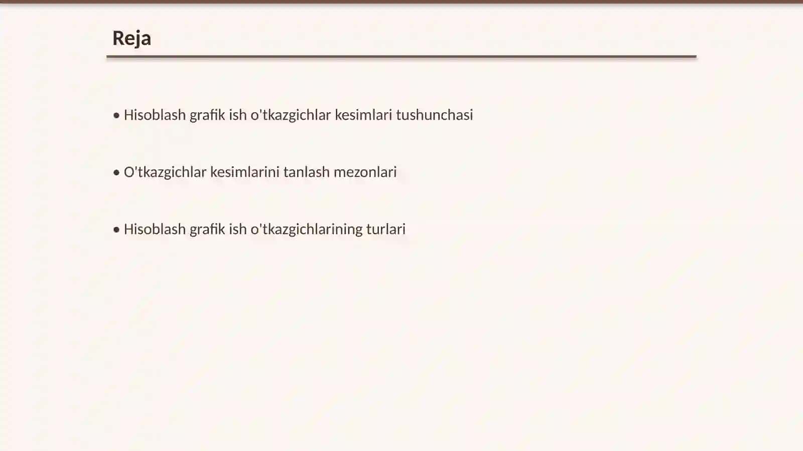 Hisoblash grafik ish o'tkazgichlar kesimlarni tanlash 2