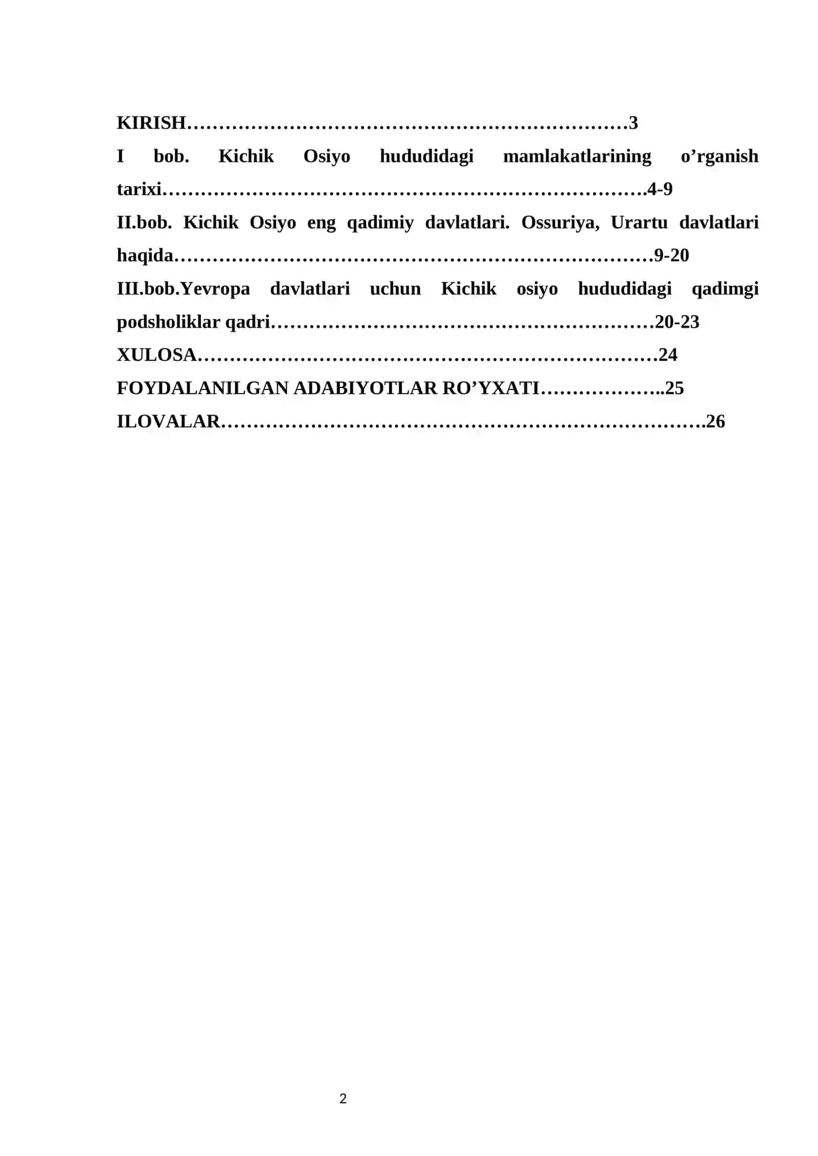 Qadimgi Kichik Osiyo davlatlari 2