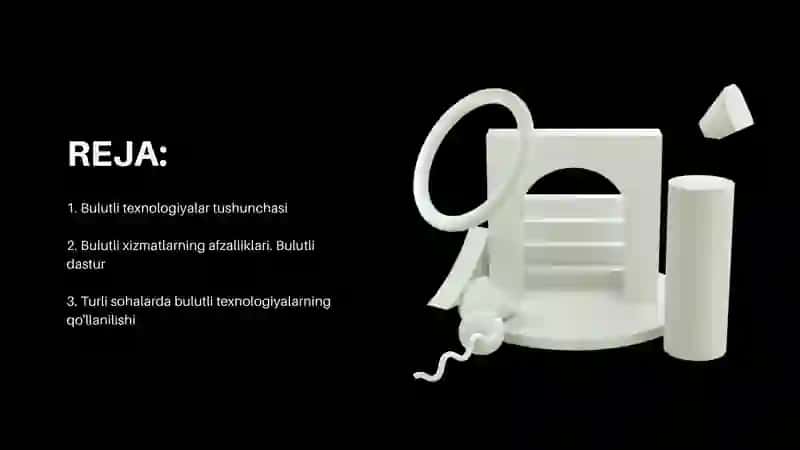 Bulutli texnalogiyalar va ular bilan ishlash 2