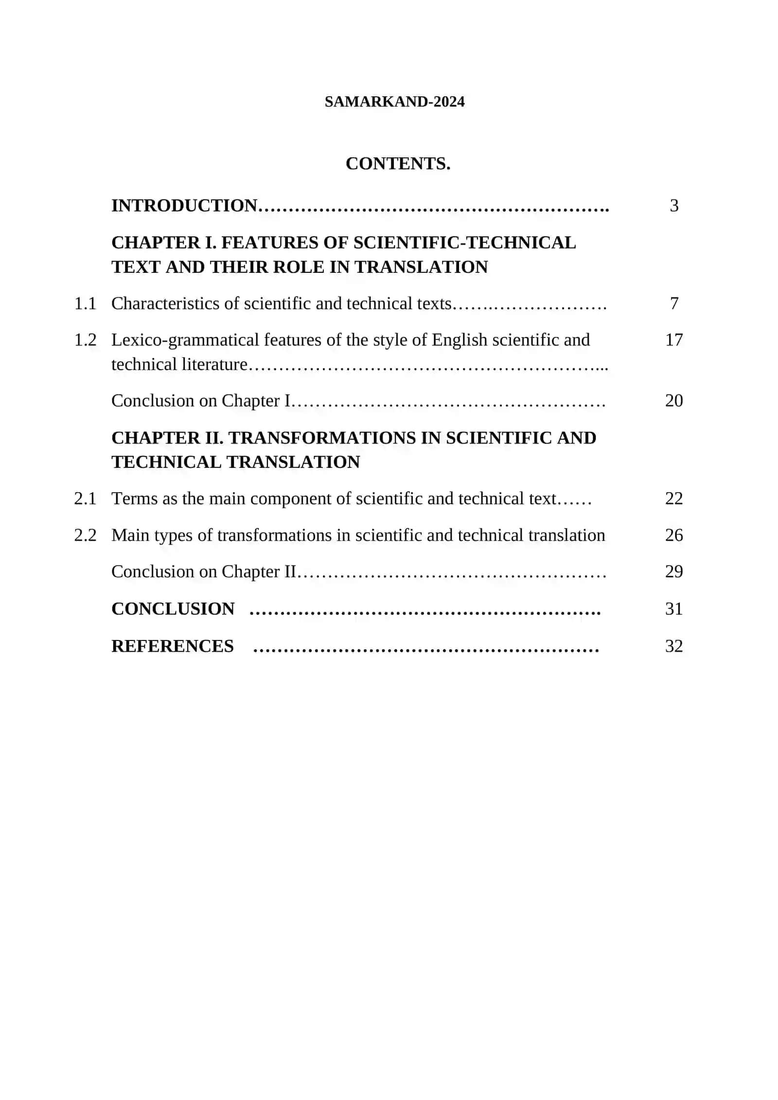 PROBLEM OF TRANSLATING SCIENTIFIC-TECHNICAL TEXT 2