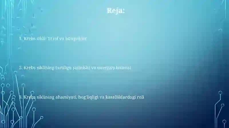 Krebs sikli 2