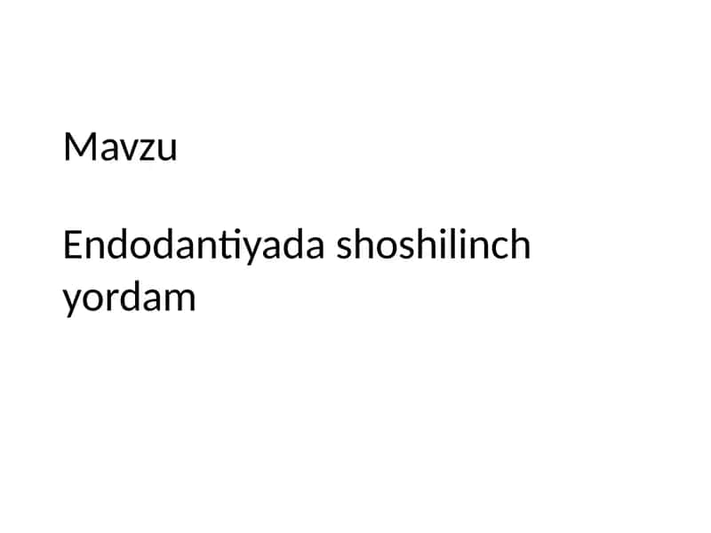 Endodantiya 2