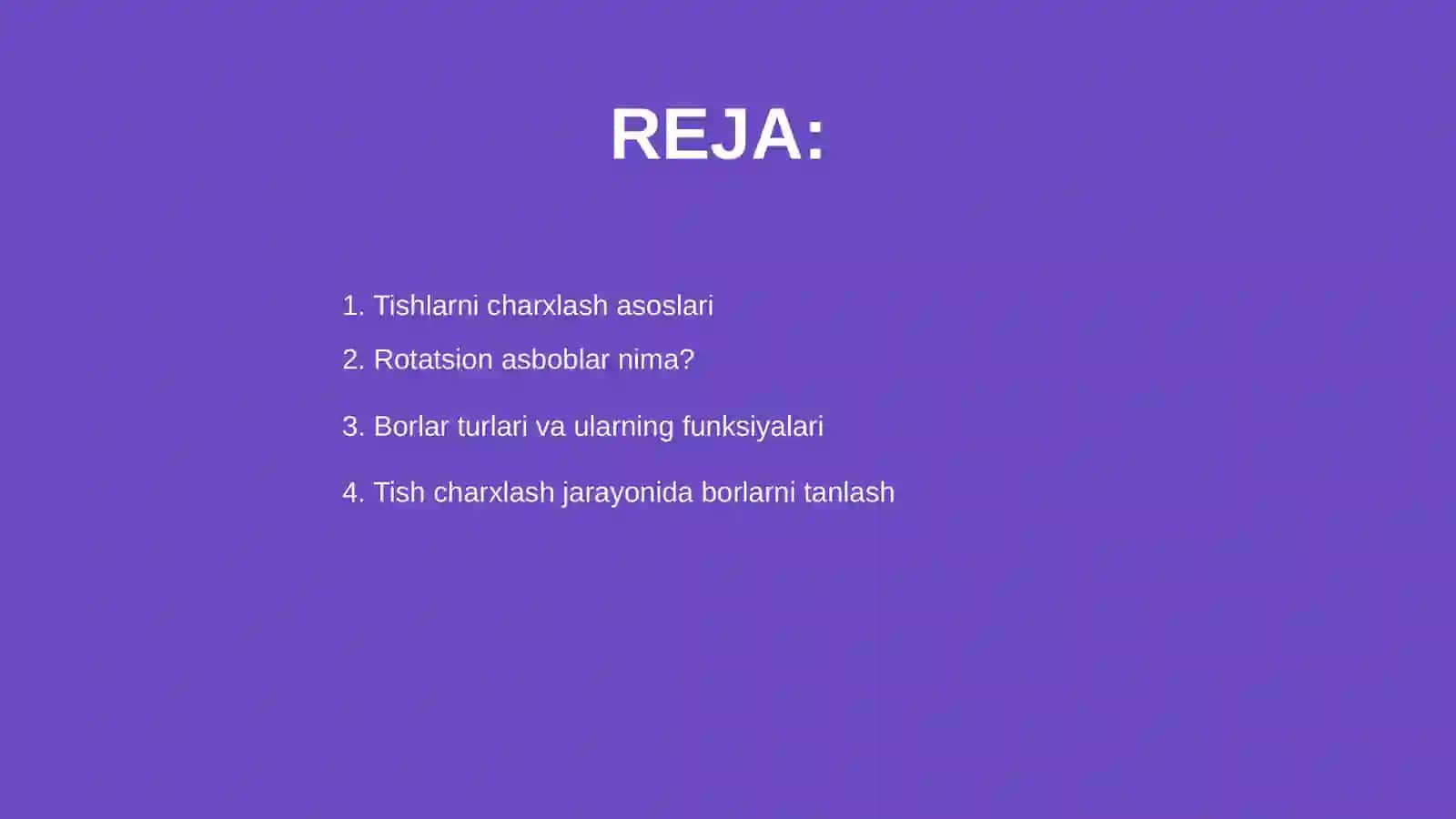 Tishlarni charxlashda ishlatiladigan rotatsion asboblar 2