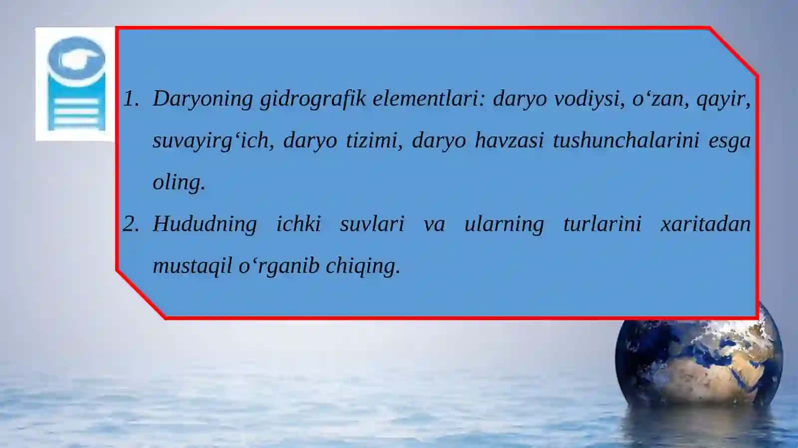 O‘rta Osiyo suvlari haqida umumiy tushuncha 2