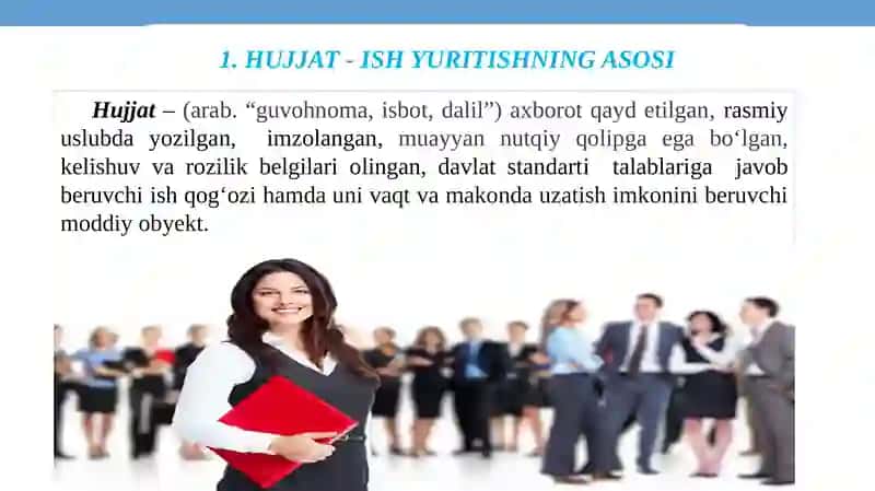HUJJAT TURLARI VA  ULARNING XUSUSIYATLARI 2