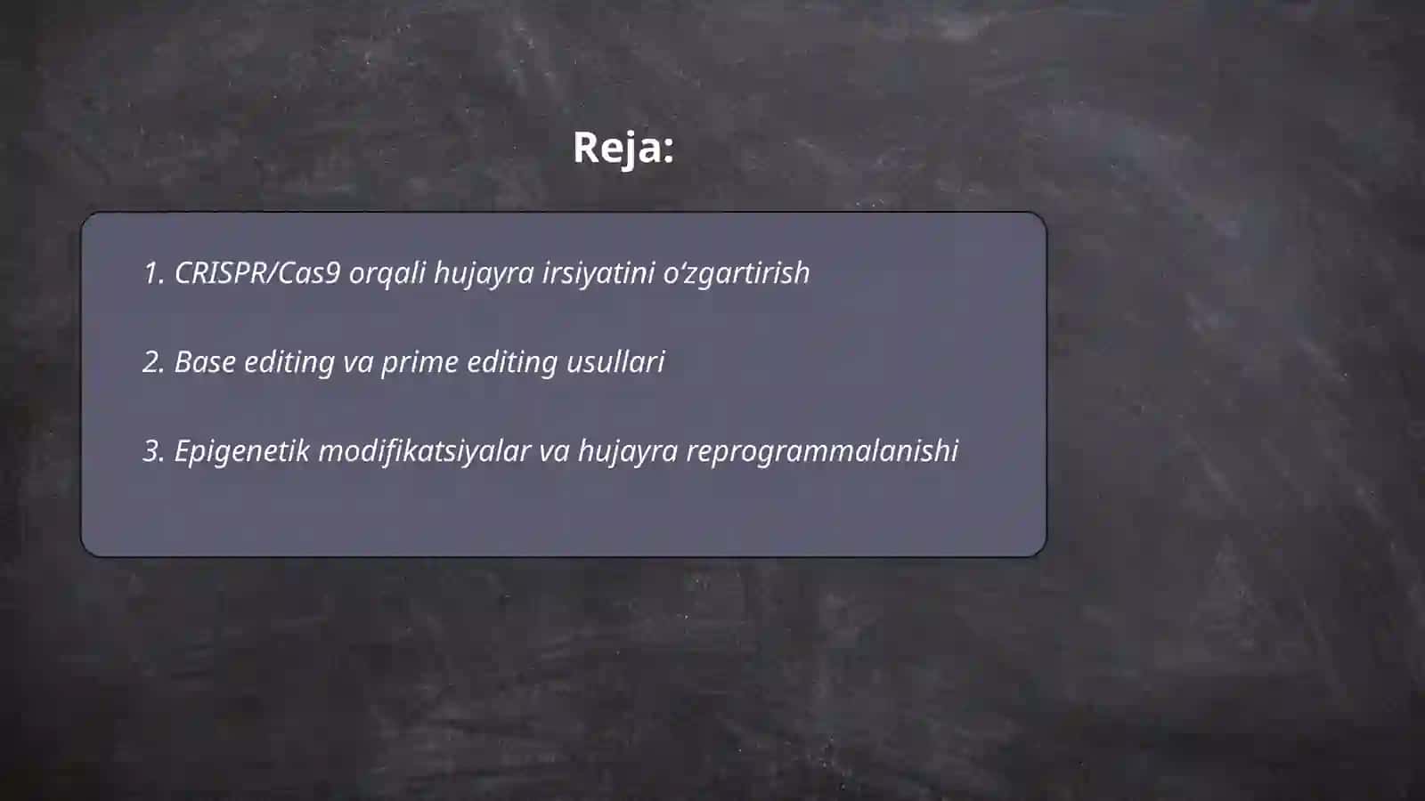 CRISPR/Cas9 orqali hujayra irsiyatini o‘zgartirish 2