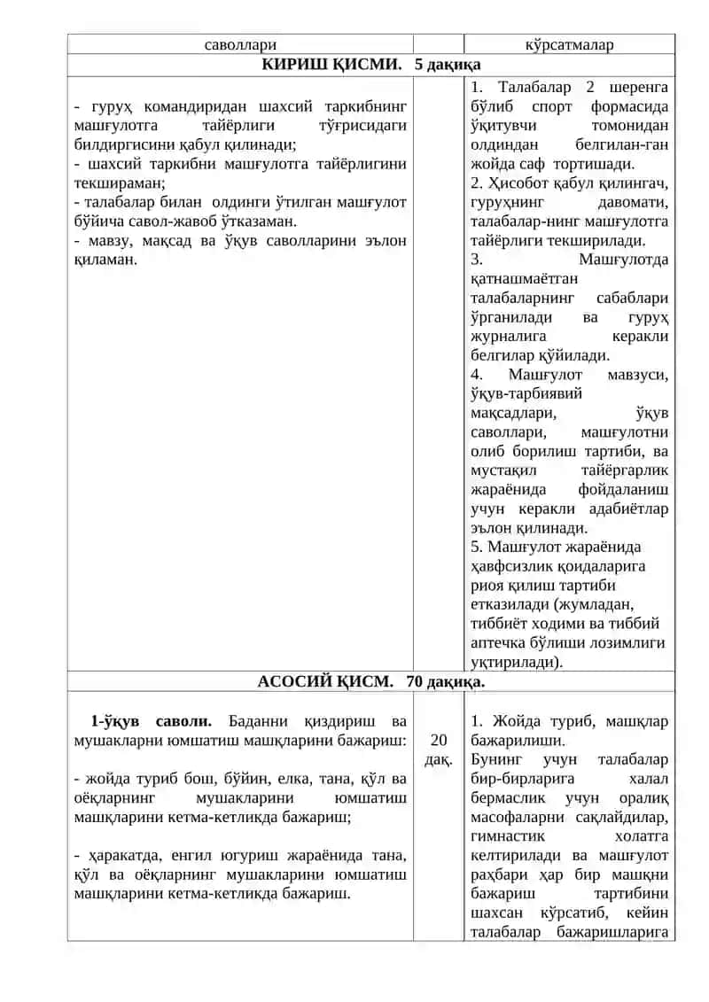 Мавзу:4/6 Кучлилик сифатларини шакллантириш 2