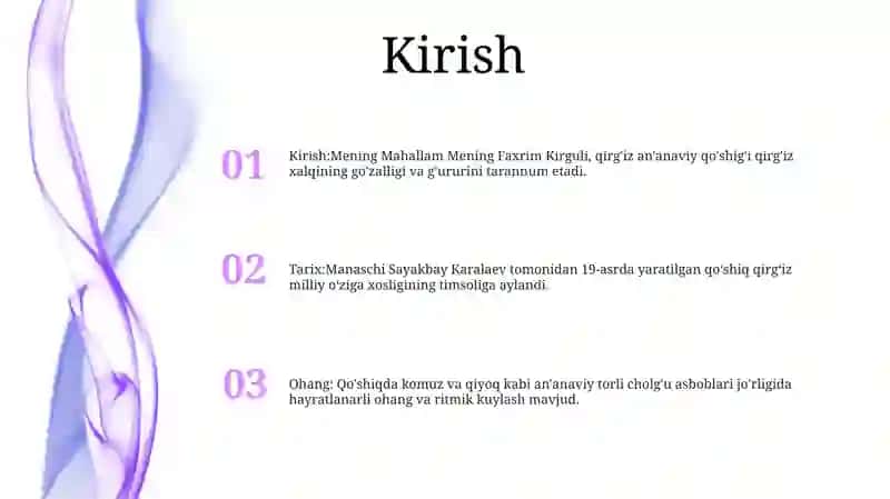 Mening Mahallam Mening Faxrim Kirguli 2