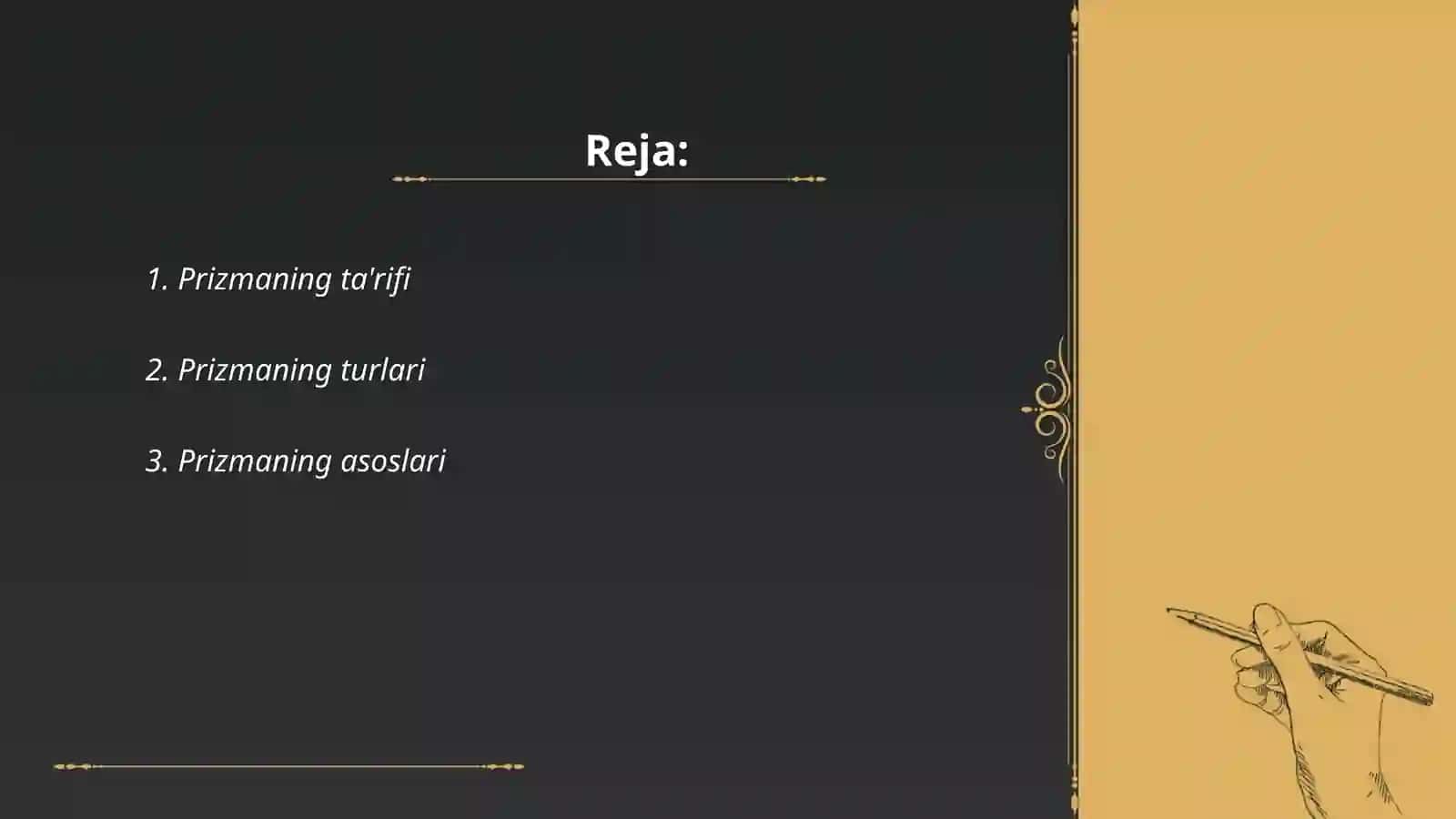 Prizma va uning sirti 2