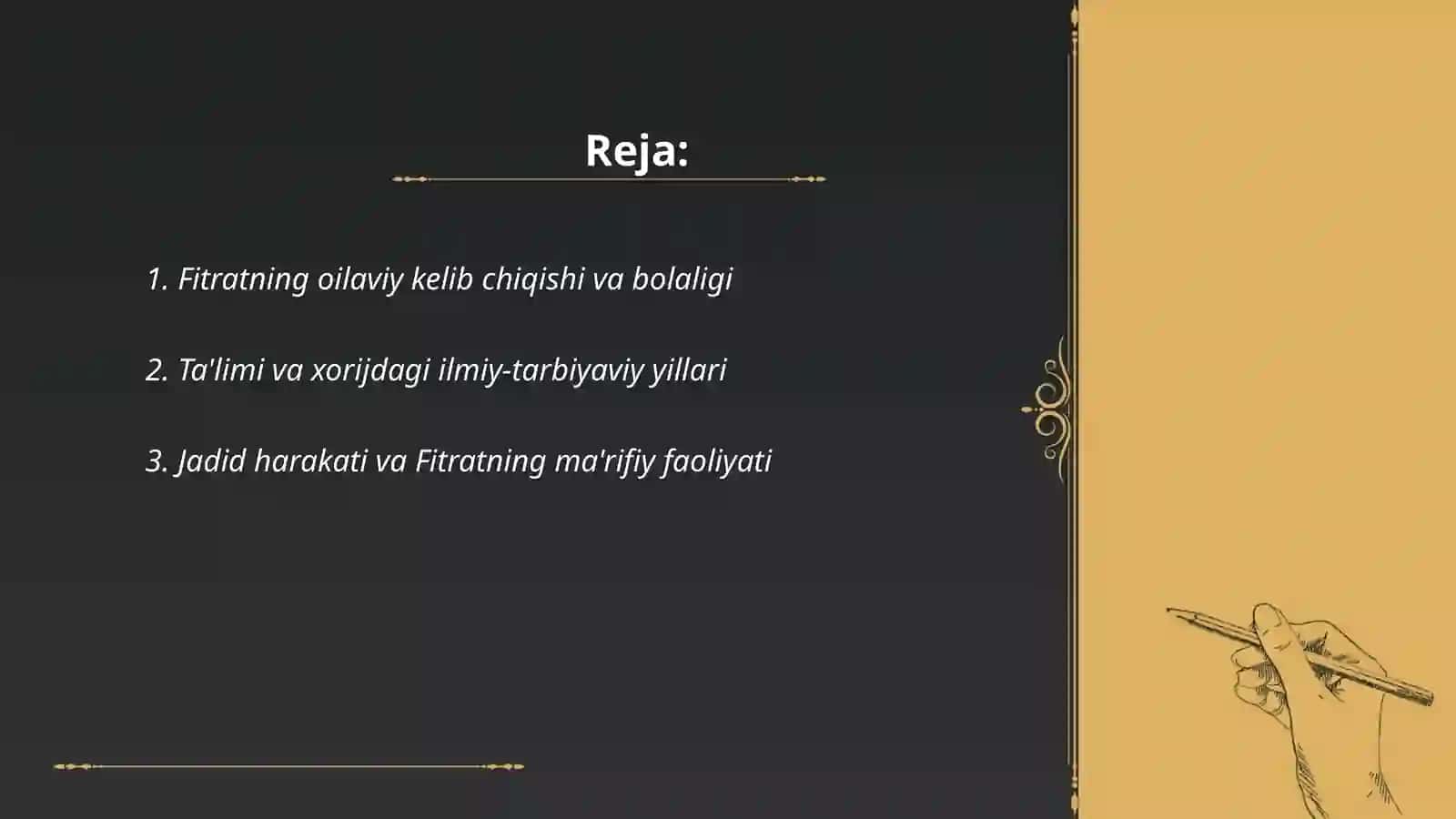 Fitrat hayoti va ijodi 2