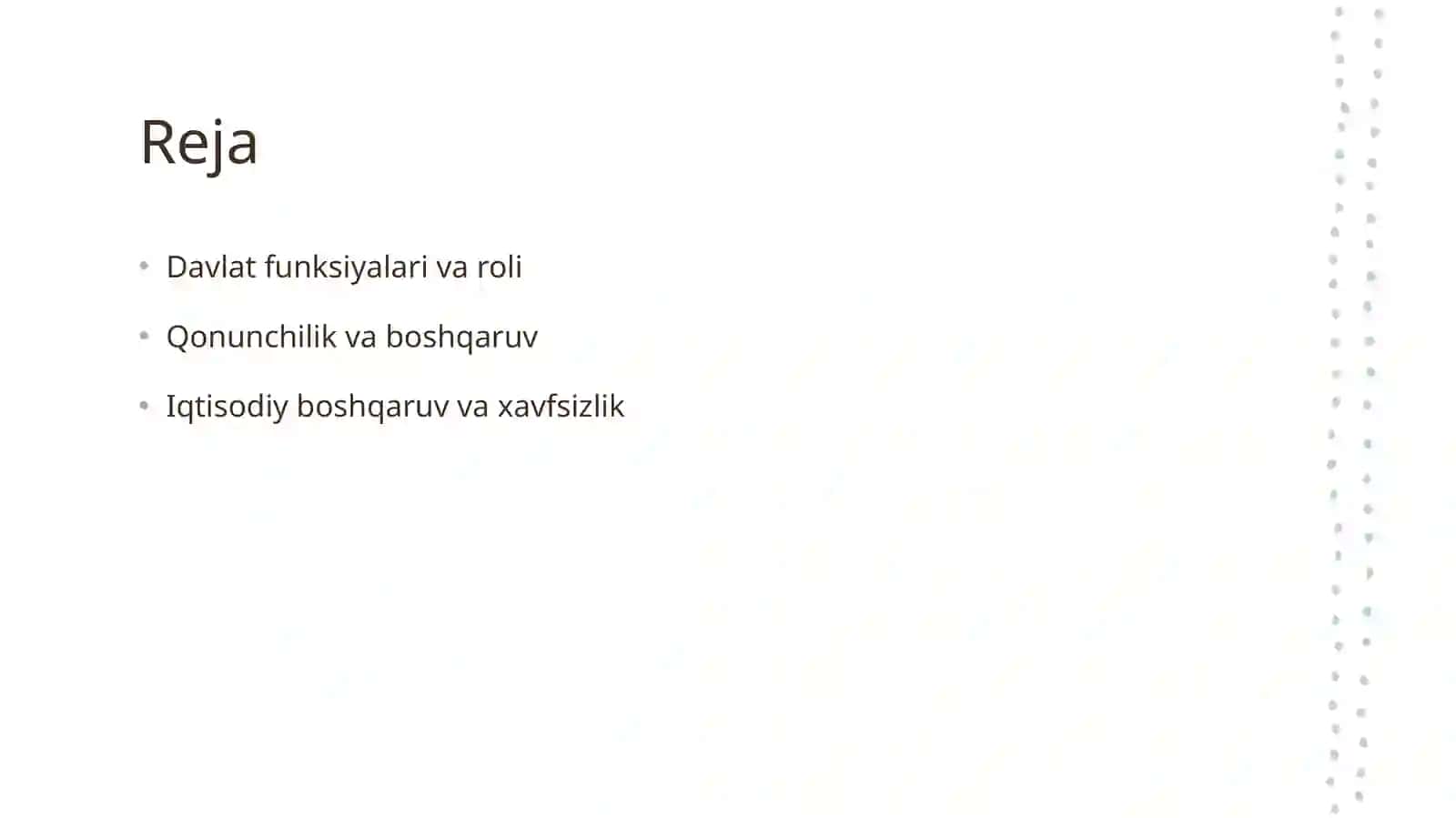 Davlatning funksiyalari 2