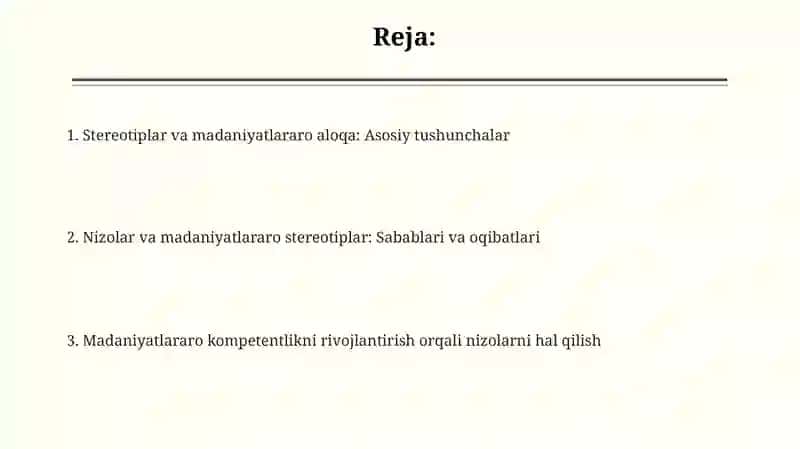 Stereotiplar va nizolar nazariyasi 2