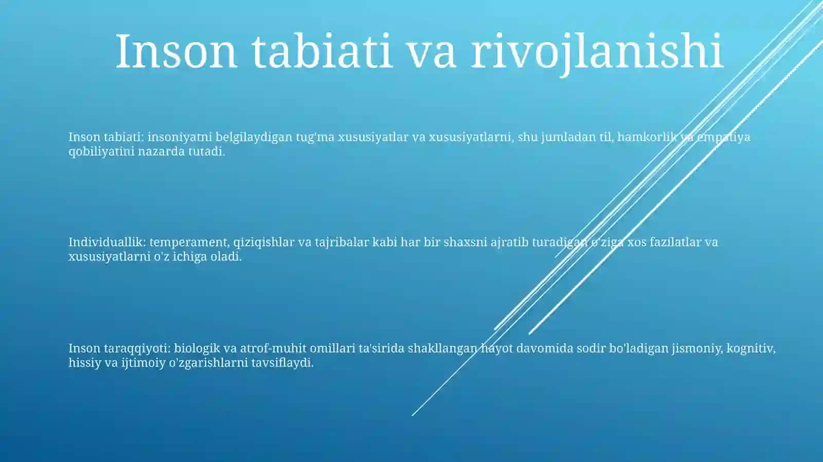 Inson Shaxsi Va Individual Xususiyatlari 2