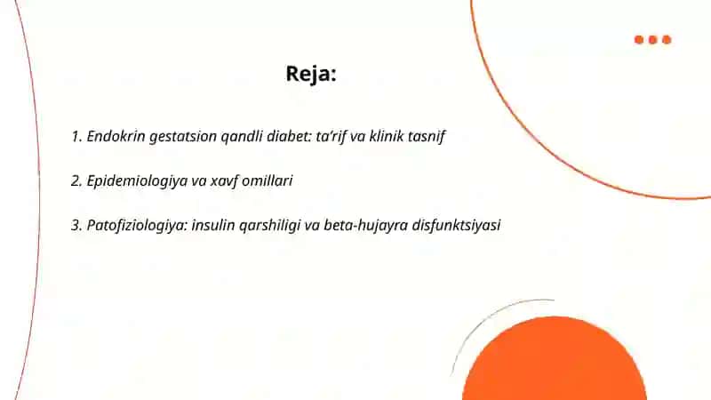 Endorkin gistatsion qandli diabet 2