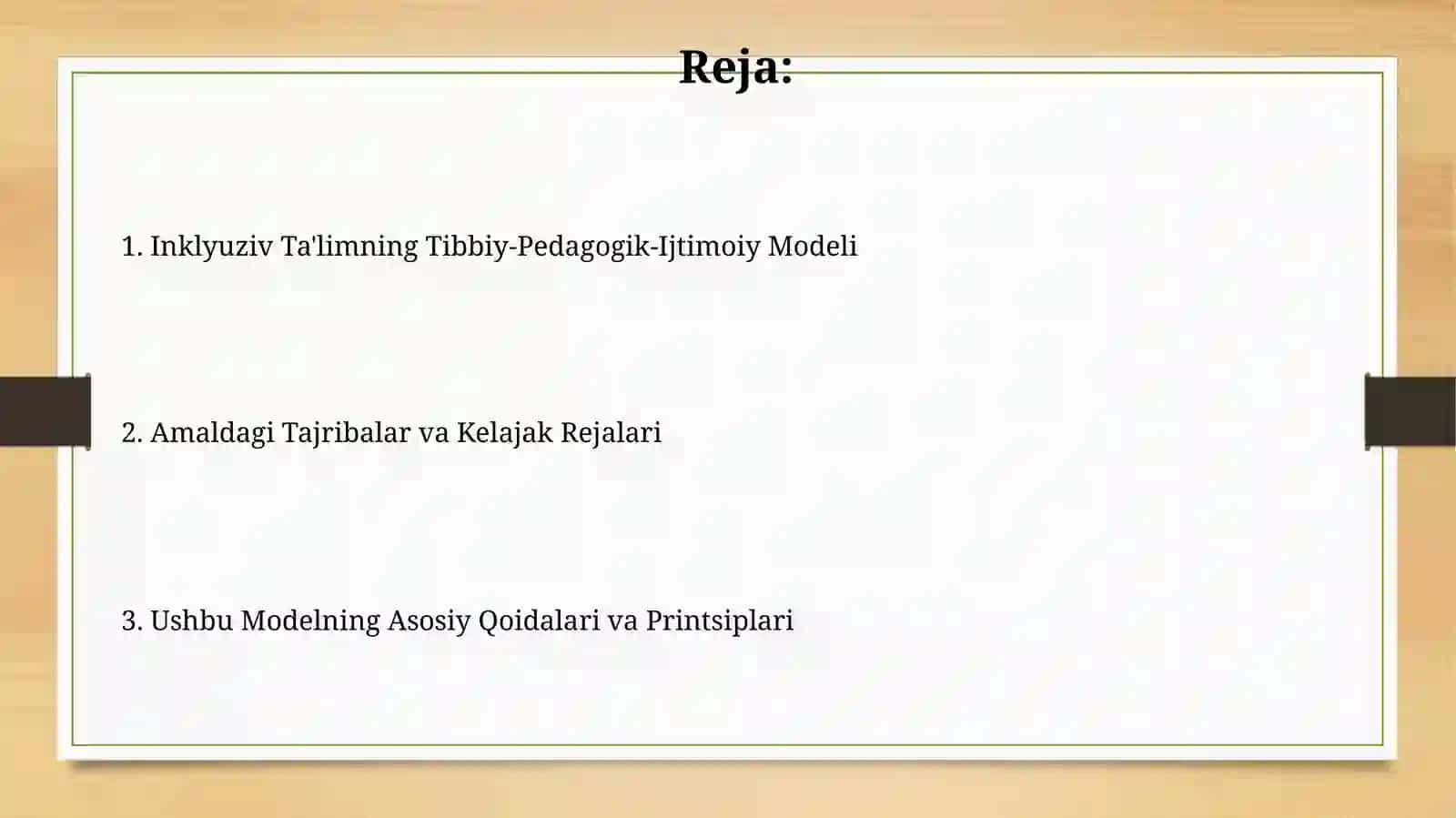 Inkilyuziv talimning tibbiy pedagogik ijtimoiy modeli 2
