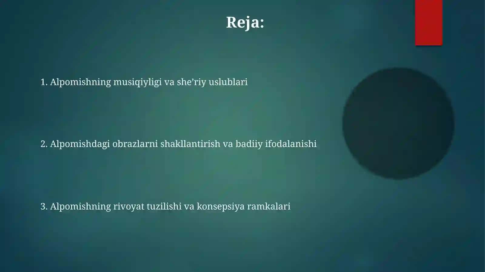 "Alpomish"dostoniningģoyaviy-badiiyxususiyatlarinio‘rganish 2