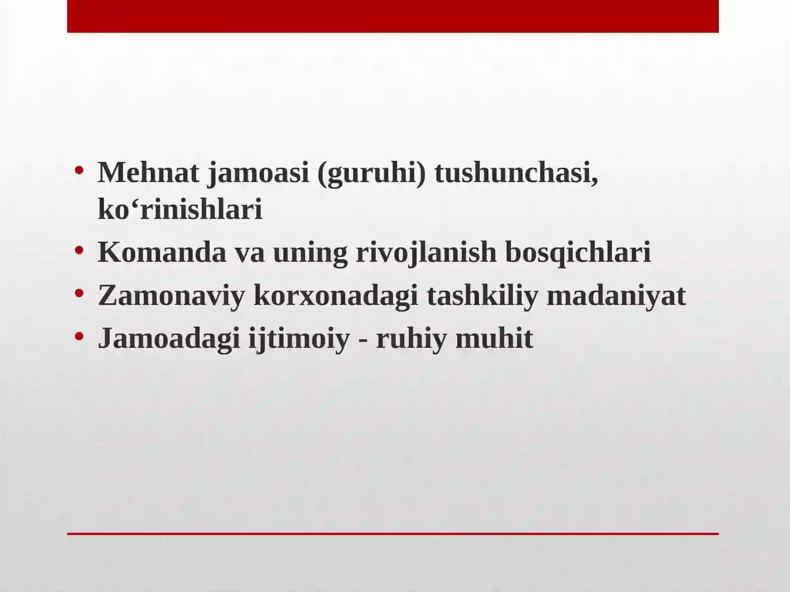 Tashkiliy axloq sifatida guruh 2