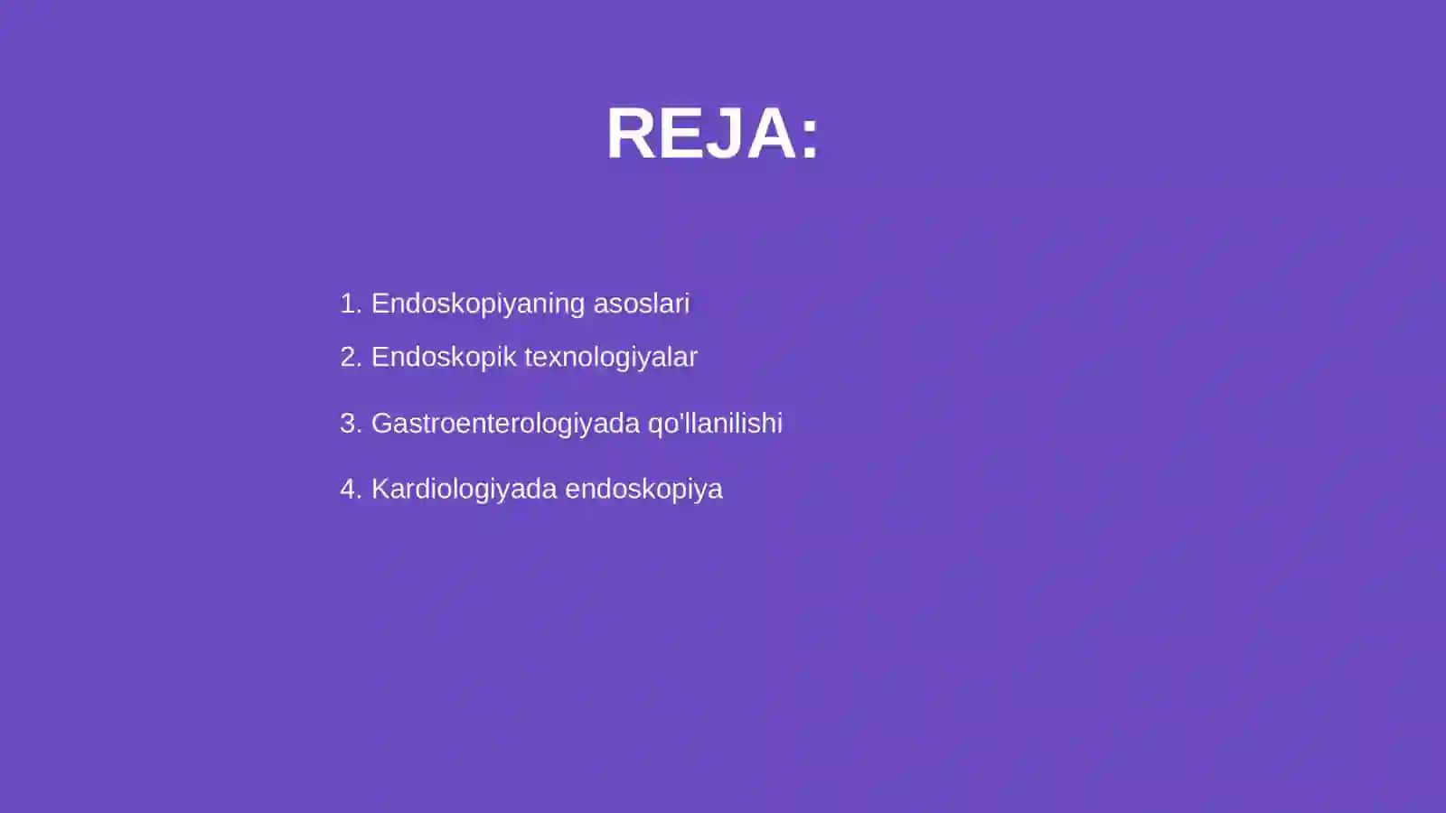 Tibbiyotda endoskopik usullarning qoʻllanishi 2