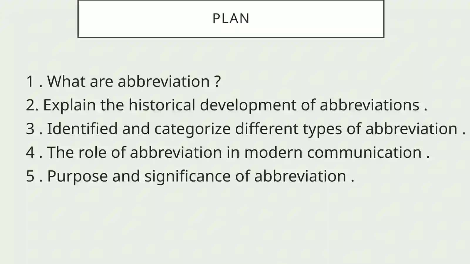 Role of abbreviation in modernenglish 2