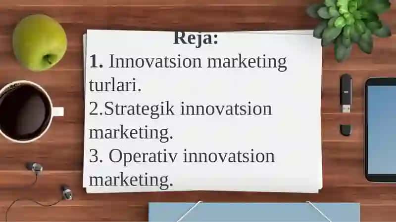 Korxonalardagi innovatsiyalar marketing 2