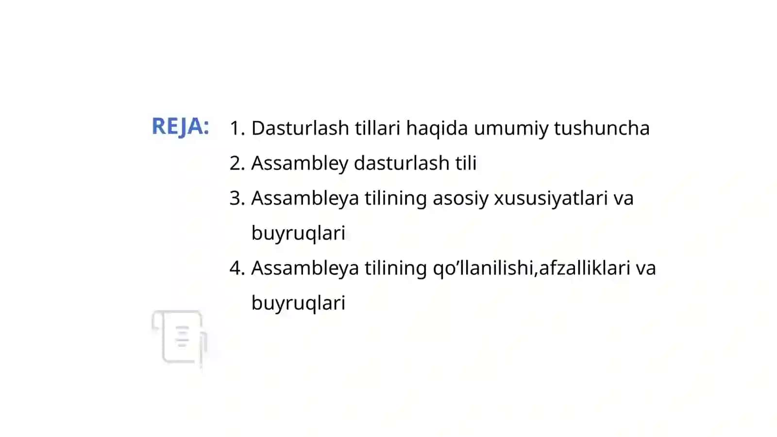 Dasturlash tili Assambleyasi 2