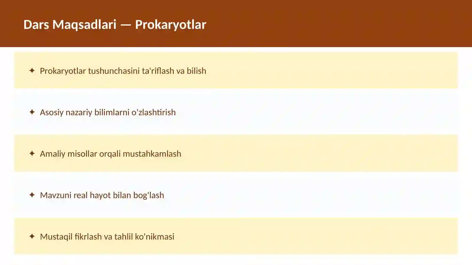Hujayra tuzilishi 2