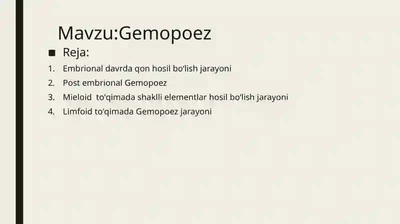 Gemopoez. 2