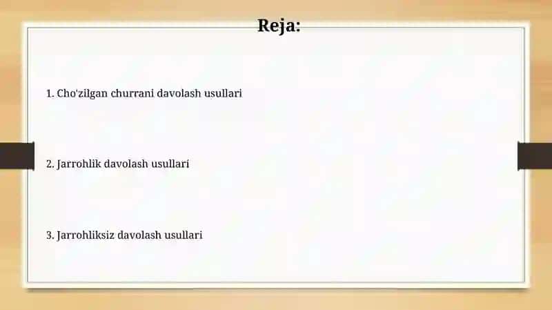 Ichak oqma yaralarini bartaraf qilish usullari 2
