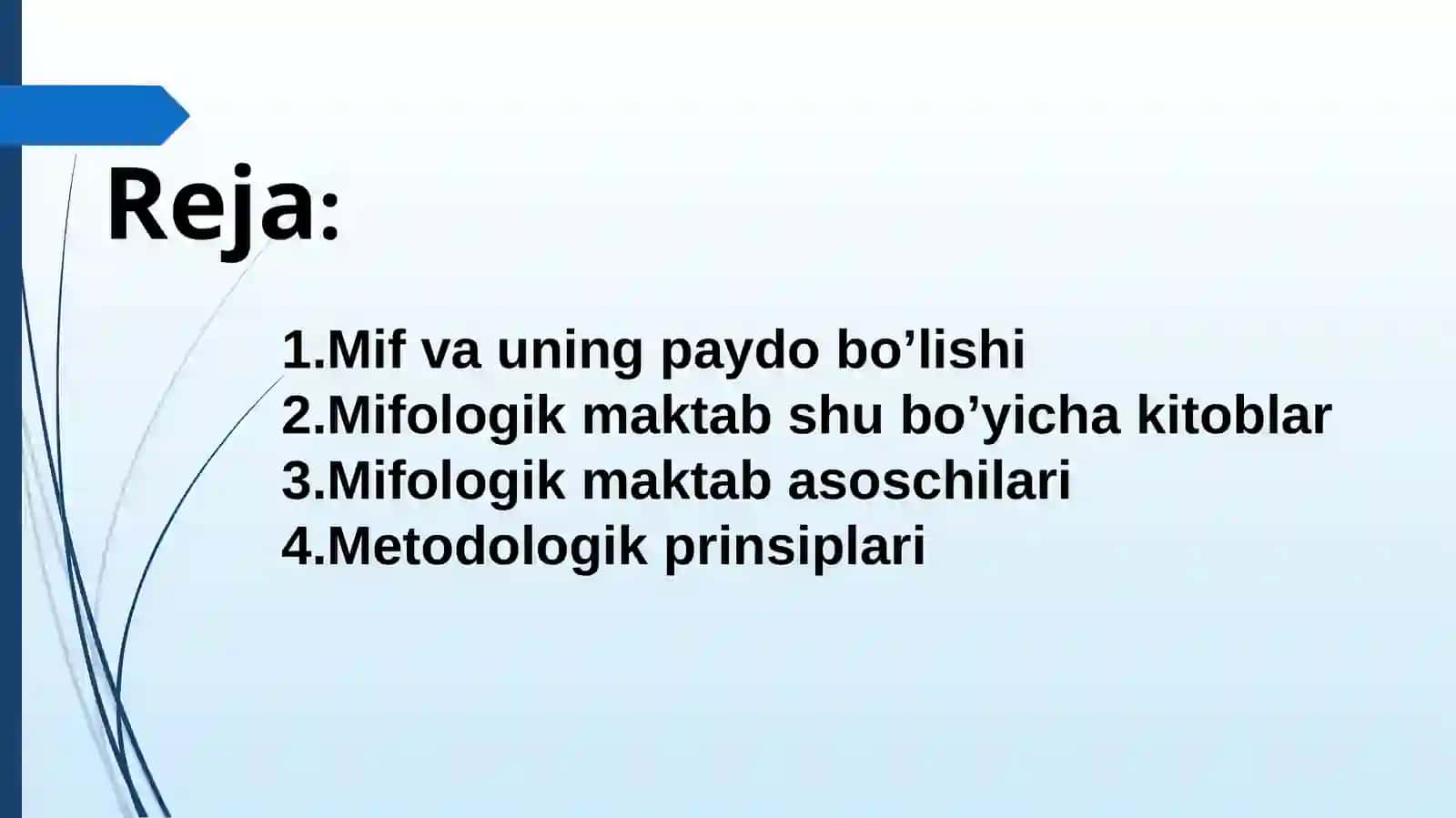 Mifologik maktab, mohiyati, asoschilari, metodologik prinsiplari. 2