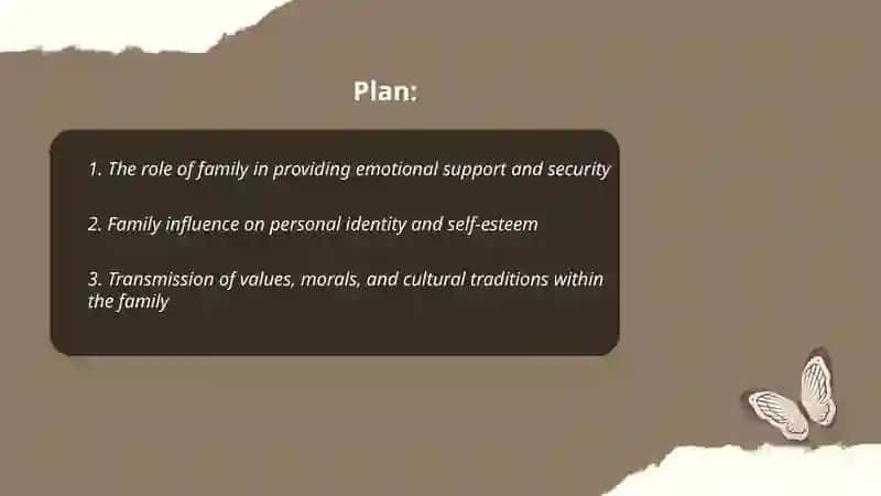 The importance of family 2