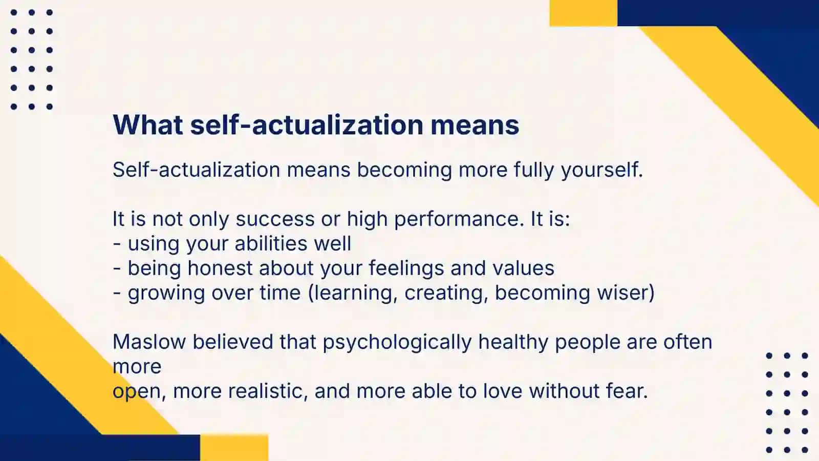 Maslow and Fromm: love as growth, not dependency 2