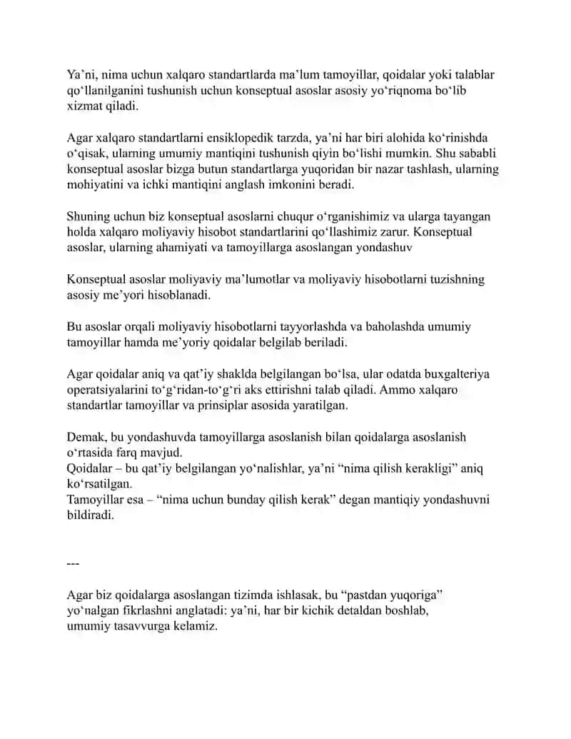 Moliyaviy hisobotning kanseptual asoslar 2