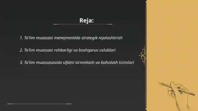 Ta'lim muassasi menejmenti 2