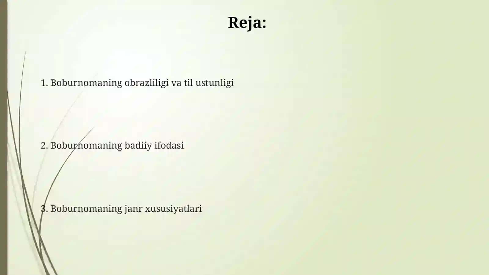 Boburnoma tilining badiiy ravonligi 2