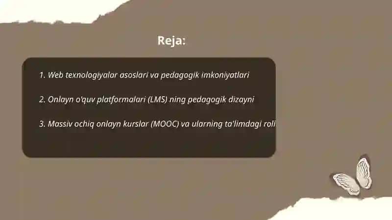 Web tehnalogiyalarni pedagogikada qollash 2