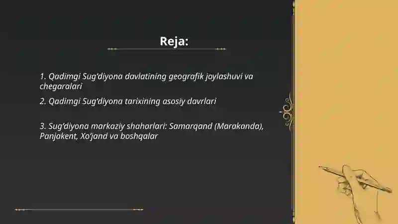 Qadimgi Sugʻdiyona davlati 2