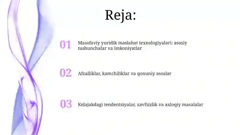 Masofaviy yuridik maslahat texnologiyalari 2