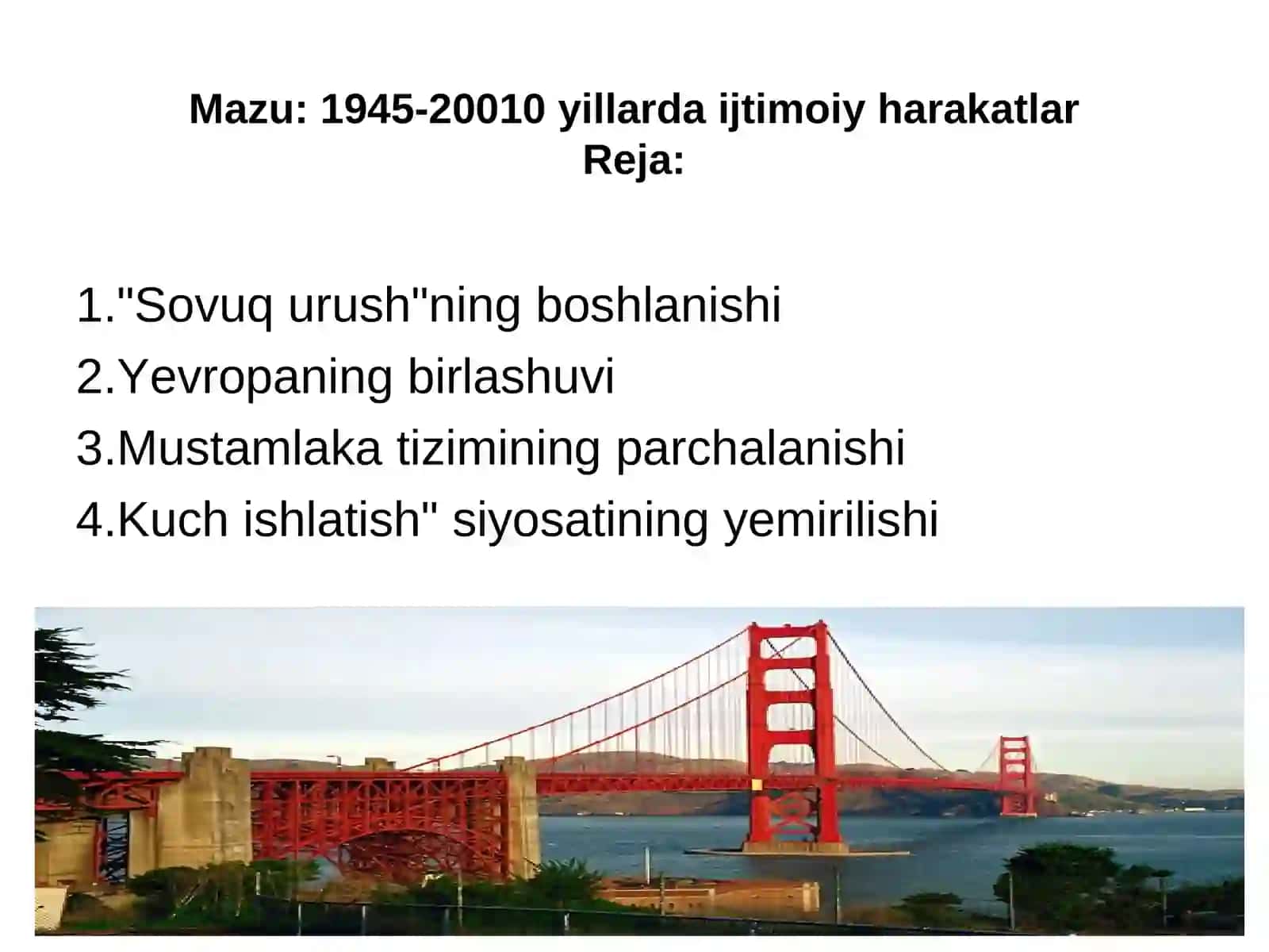 1918-2006YILLARDA IJTIMOIY HARAKATLAR 2