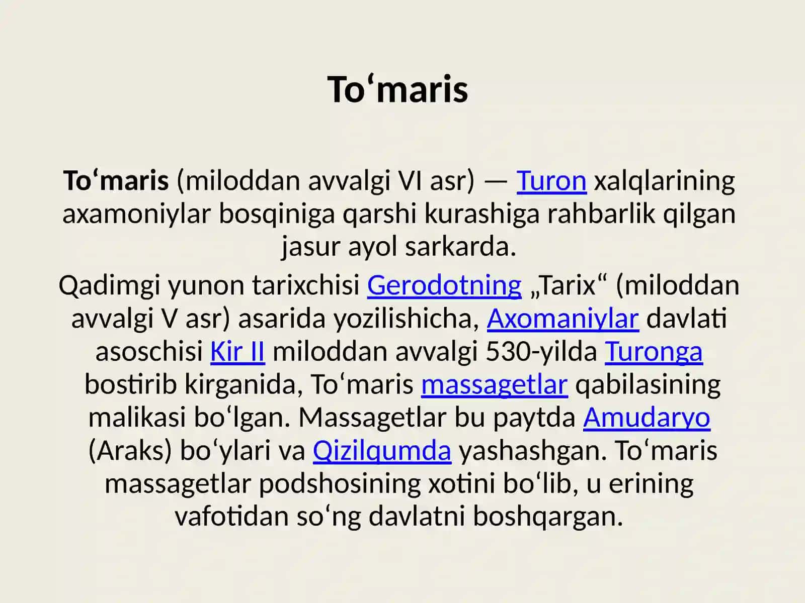 Toʻmaris 2