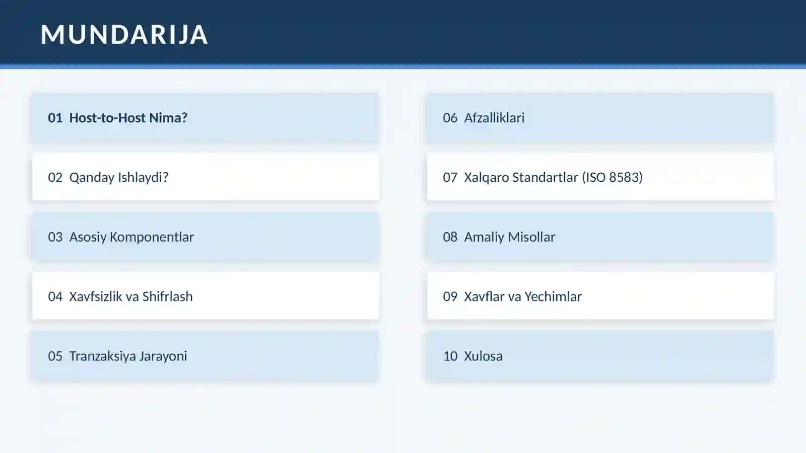 Bank uchun ppt. 2