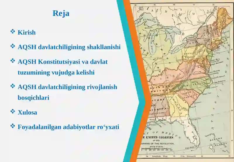 AQSH davlatchiligining rivojlanishi 2