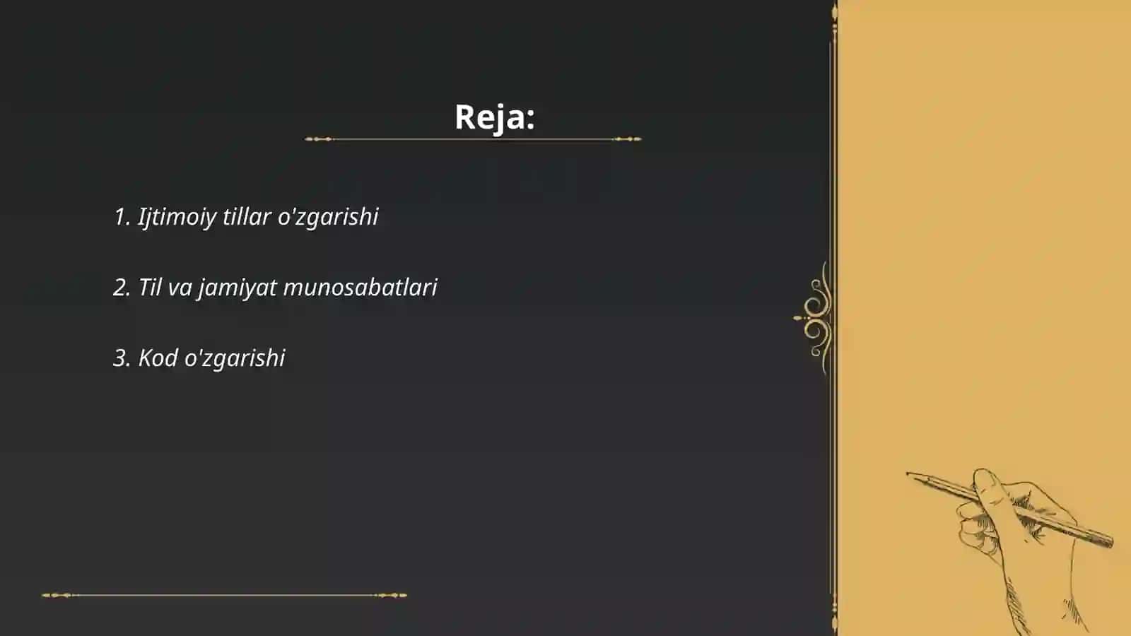 Sotsiolingvistika faniga kiridh 2