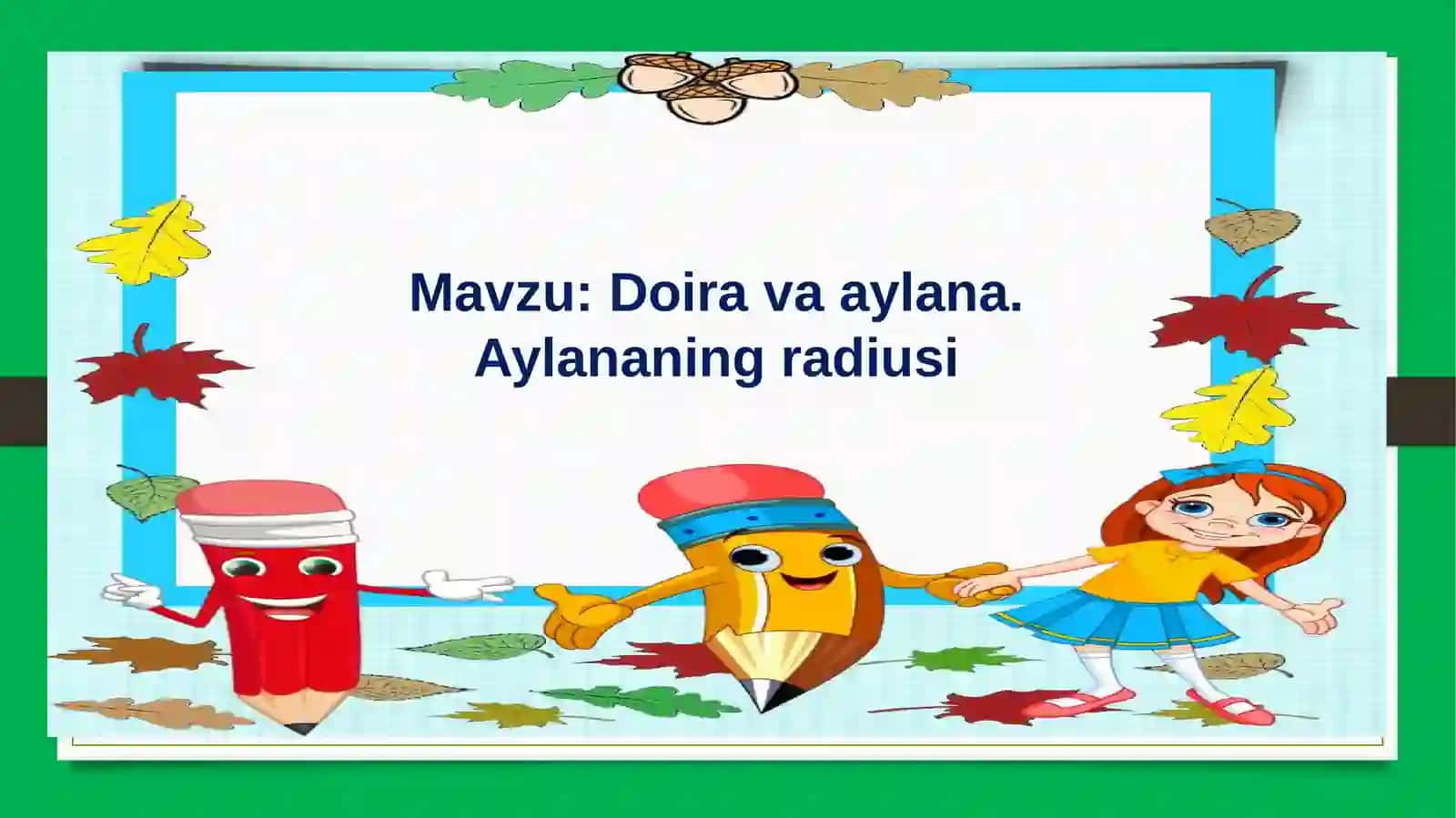 Matematika fanidan videodarsi 2