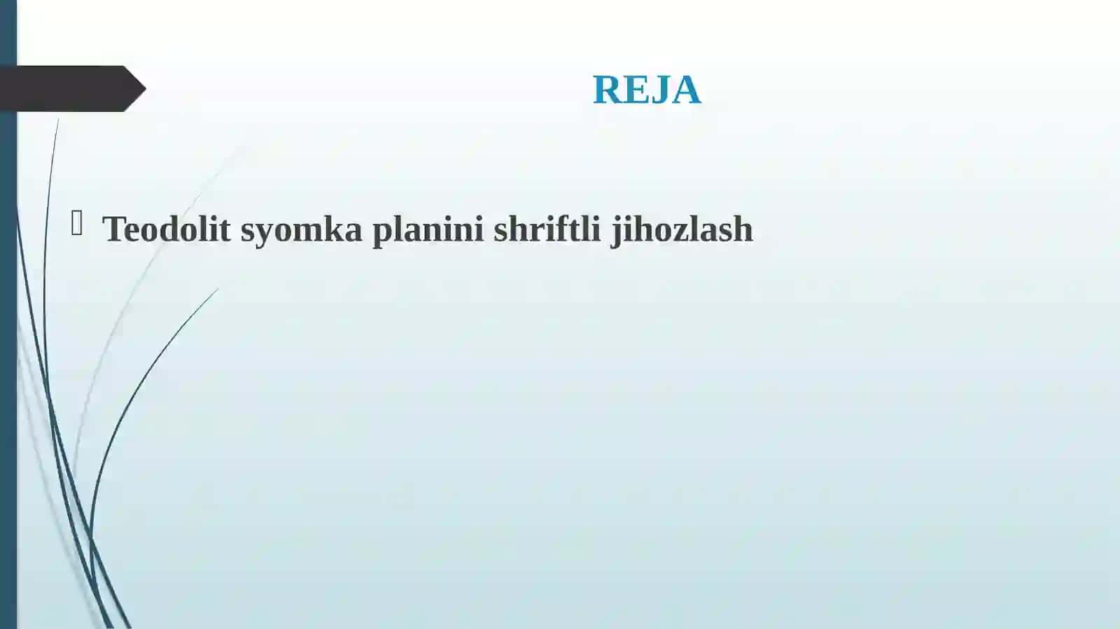 Teodolit syomkaplanini shriftli jihozlash 2