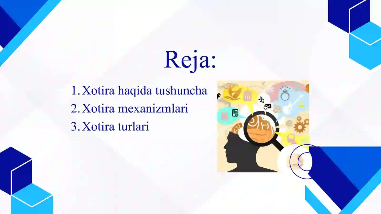 Xotira haqida tushuncha 2