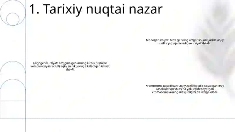 Oligofreniyaning Irsiy Shakllari 2